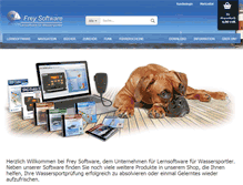 Tablet Screenshot of frey-software.de